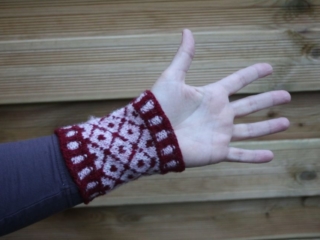 Armstulpi - Rose - Innenseite