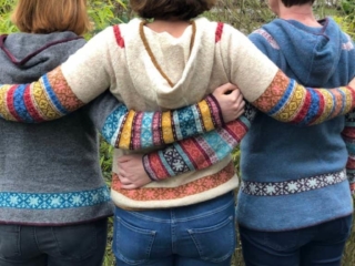 Cardigan Dagi tri colour