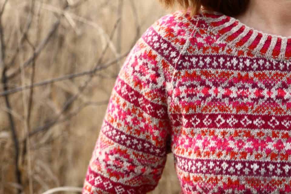 Jumper Fuchsia close up